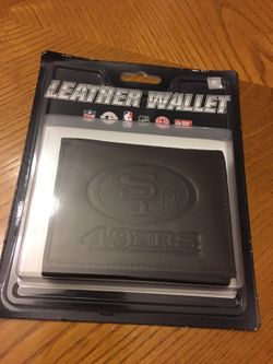 San Francisco 49ers leather wallet