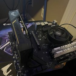 AMD ryzen 5 5600 , Geeforce GTX 1650, 16 gigs of rams , b550 gen 3 gaming mother board 