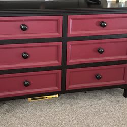 Bedroom Set dresser, full bed, twin bed, twin size trundle w mattress