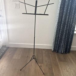 Musician's Gear Folding Music Stand Black