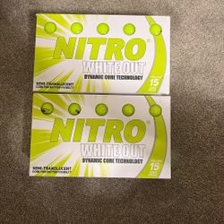 New Nitro Golf Balls 