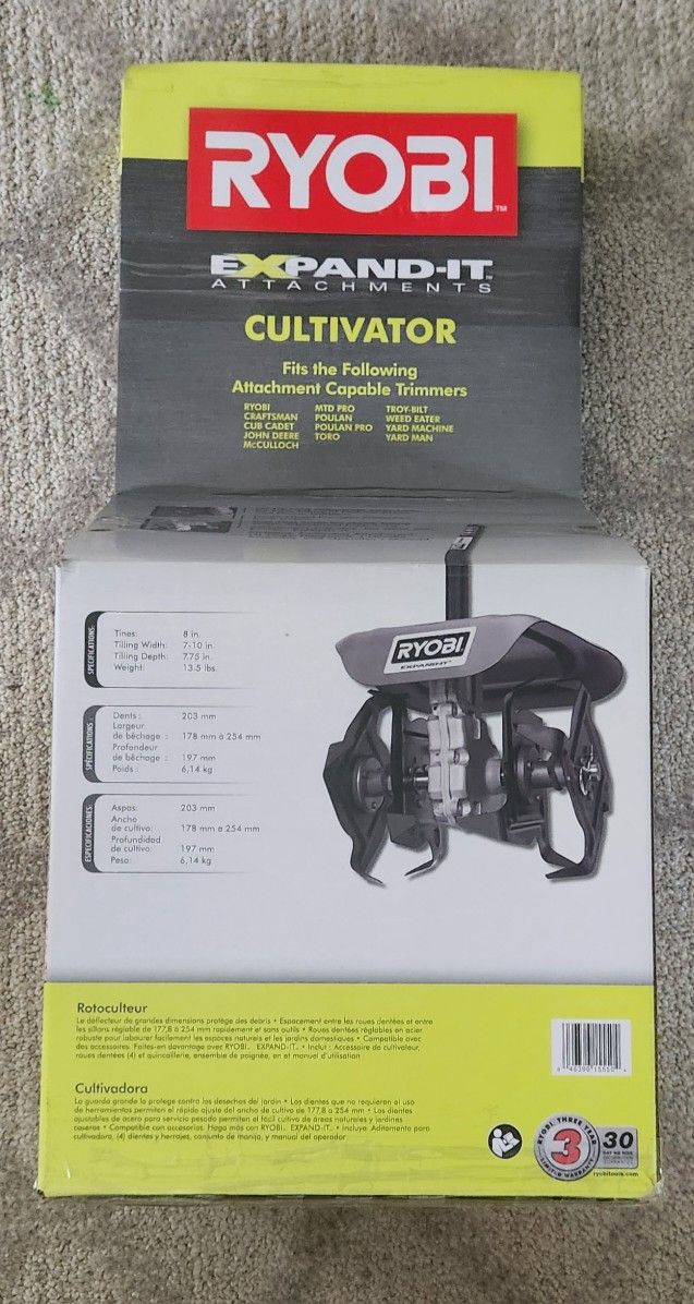 RYOBI Cultivator attachment