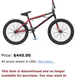 Gt Slammer Bmx Bike