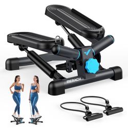 MERACH Mini Stair Stepper – 330 LBS Capacity Portable Foot Pedal Exerciser for Home & Office  MR-2354