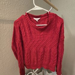 Red Knitted Shirt 