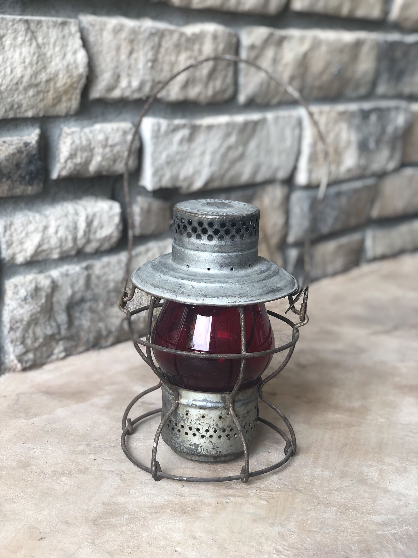 Vintage Antique Hanlan Railroad Lantern