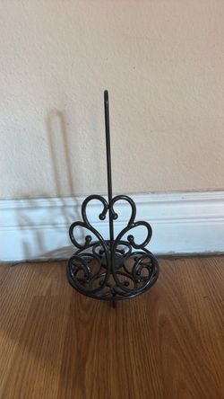 Wrought Iron Paper Towel Holder princes house