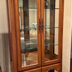 Thomasville French Court Curio Cabinets