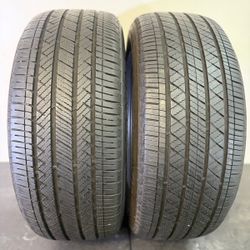 V707  255 50 20 105H  Bridgestone Alenza  Sport A/S  2 Used Tires 80% Life 