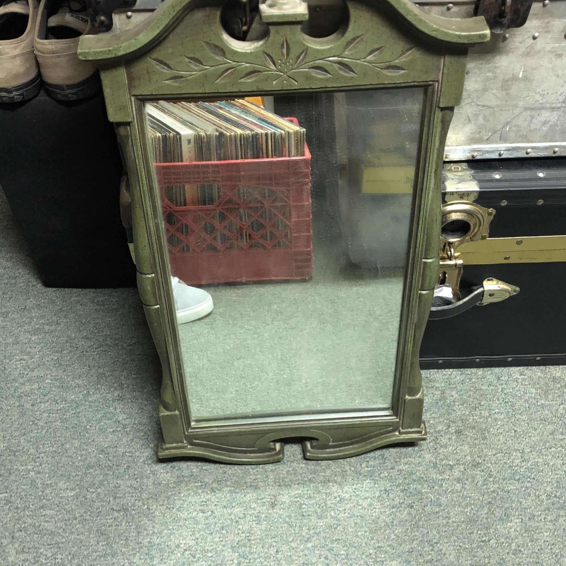 Ethan And Allen Green Mirror