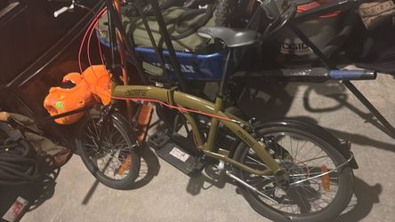 Citizen foldable bike green