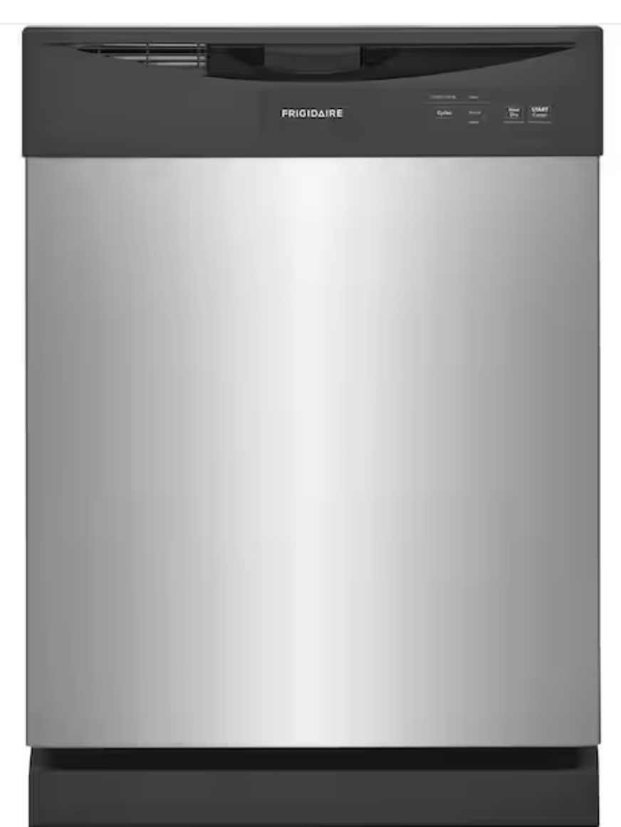 Frigidaire 24 in. Front Control Smart Built-In Tall Tub 62 dBA Dishwasher in Stainless Steel
