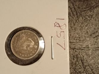 1857 half dime