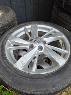 (1) 215 55 R17 tire and aluminum wheel