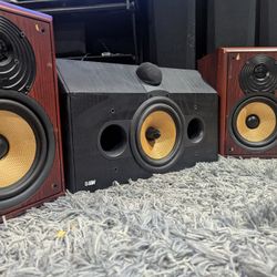 B&W CDC-M SERIES BOOKSHELF & CENTER