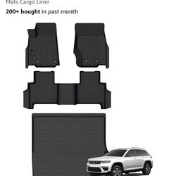 All Weather Floor Mats Cargo Mat Fit for Jeep Grand Cherokee