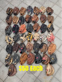 Baseball Gloves $50 Each Firm Have More Baseball And Softball Equipment Available