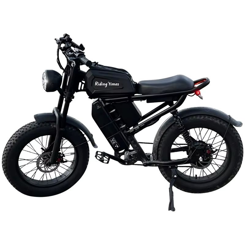Riding Times Z8 Pro Electric Bike 28mph , Up To 150 Mile Range, Dual Batteries , Full Suspension, 20 inch Tires