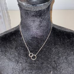 Mother Daughter Necklace Infinity  Charm Does Not Come Off 