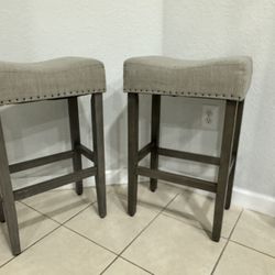 Two Bar Stools. Good Condition 29"height