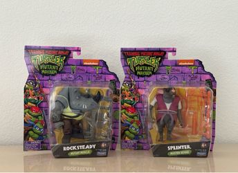 TMNT Teenage Mutant Ninja Turtles Rocksteady & Splinter