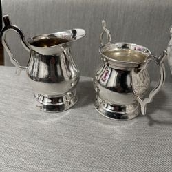 Tea Set Cream And Sugar 
