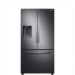 Black Stainless Steel Refrigerator 