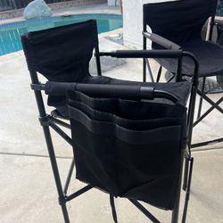 Tall Director Chair – Tuscany Pro Style Makeup Artist Chair