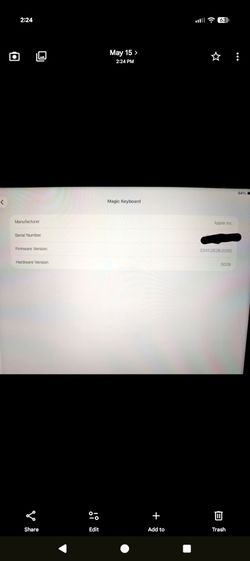 iPad Pro 12.9 6th Gen 128g with magic keyboard