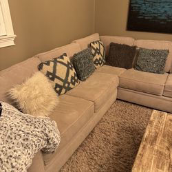 Cream color Sectional Couch F