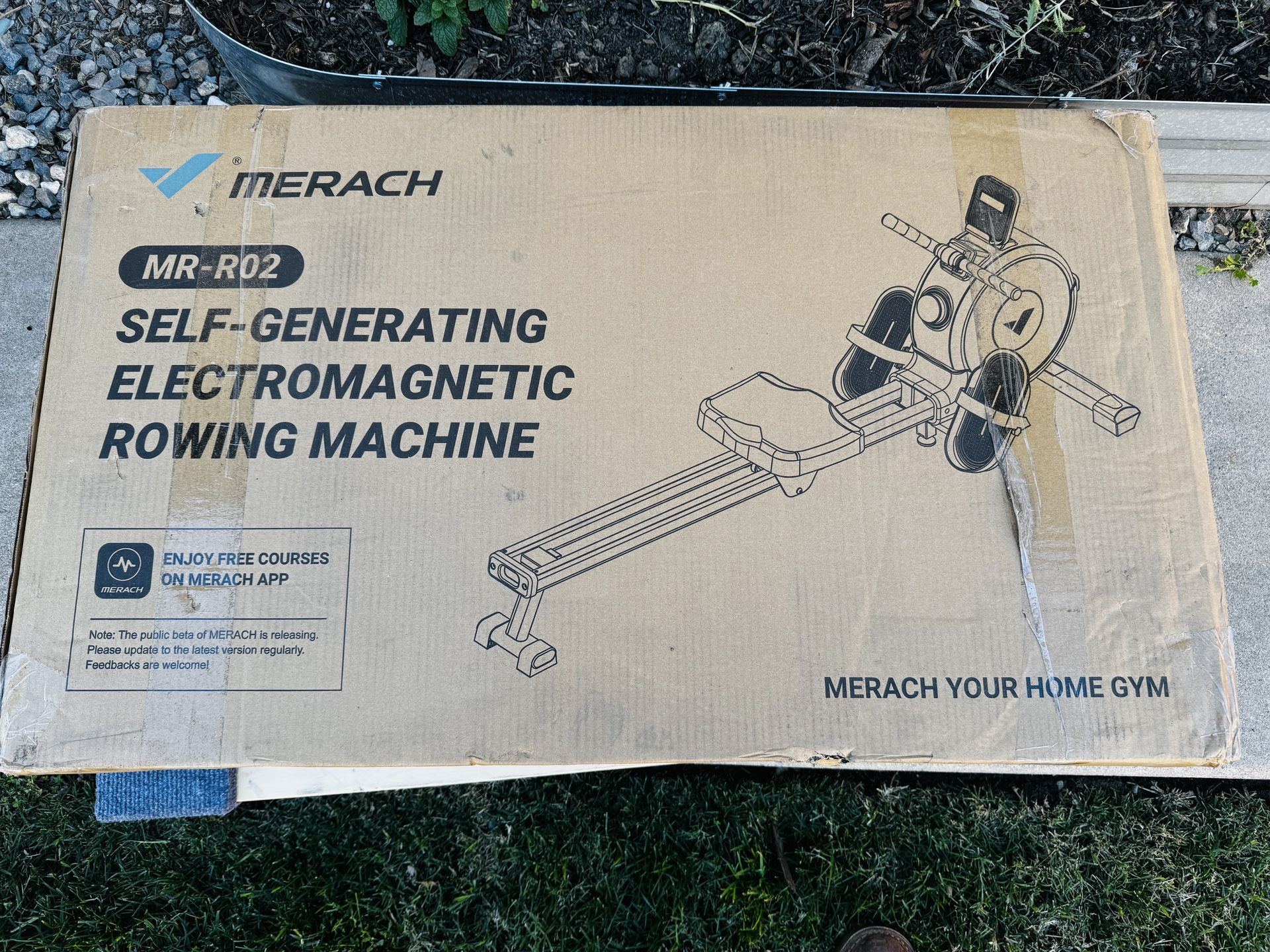 MERACH SELF-GENERATING ELECTROMAGNETIC ROWING MACHINE