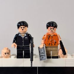 Scarface Movie Tony Montana Kingpin 2 PC Minifigures Lego Compatible