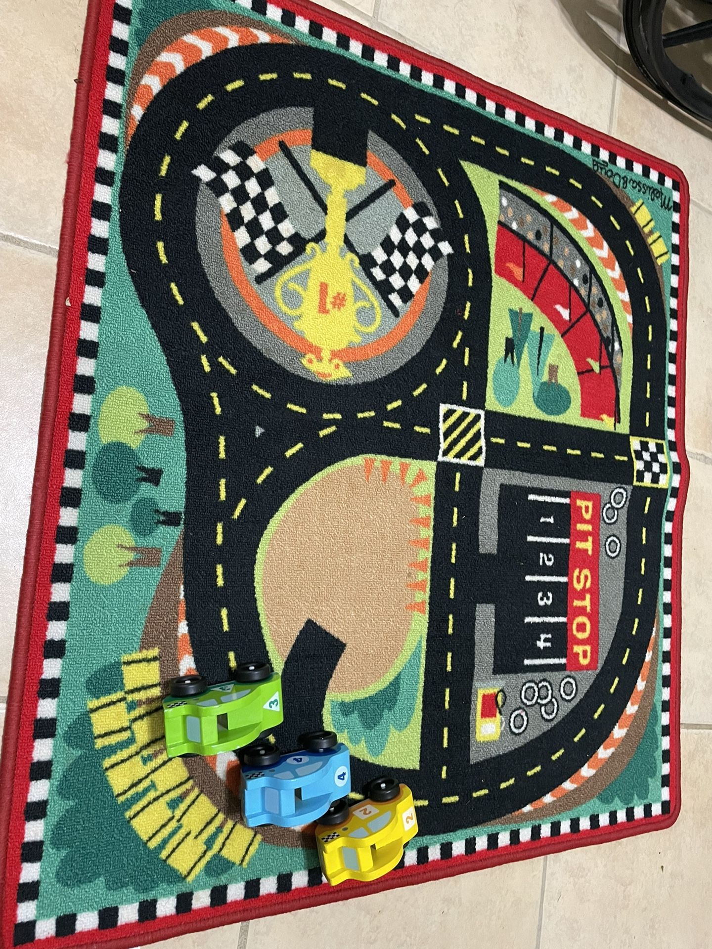 Melissa And Doug Rug With Cars