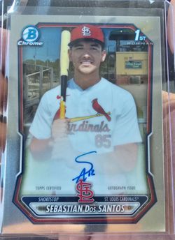 SEBASTIAN DOS SANTOS 2026 BOWMAN CHROME 1ST AUTOGRAPH AUTO