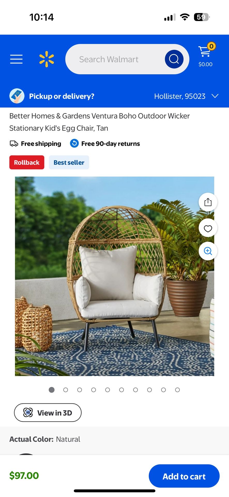 Kids Egg Chair