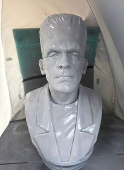 Frankenstein full size bust universal karloff monsters