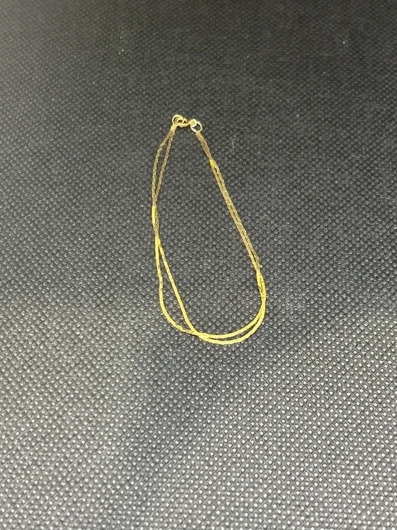 14k Gold Double Chain Bracelet 