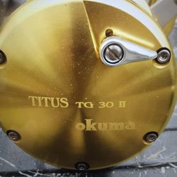 Okuma Titus Gold TG30II Reel NIB