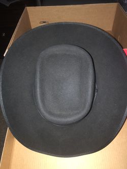Black Stetson Cattleman Hat 7 5/8