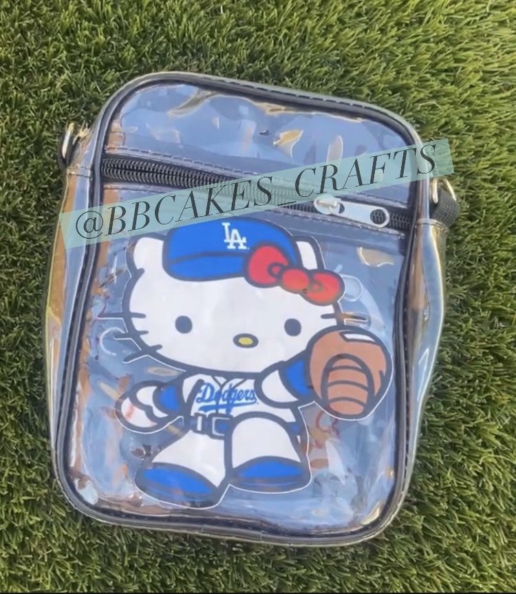 Hello Kitty Dodgers Clear Stadium Bag