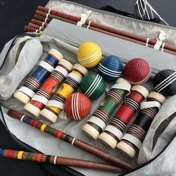 Newport Franklin Lawn Game Collection Croquet Set, Good Used Condition