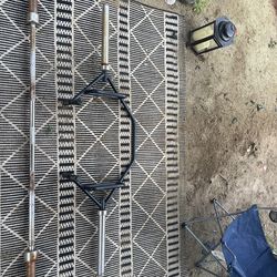 Home Gym Weight Set – Olympic Plates + Bars