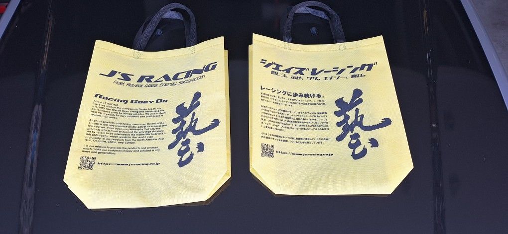 J's RACING TOTE BAGS