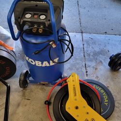 New Kobalt 20 Gallon Air Compressor With 50ft Hose Real