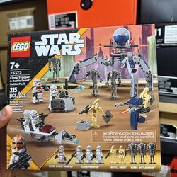 Clone Trooper & Battle Droid Battle Pack New