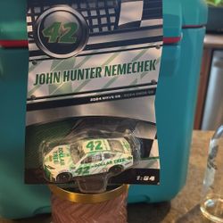 2024 John Hunter Nemechek #42 Dollar Tree 1/64 Diecast NASCAR Authentics Wave 9