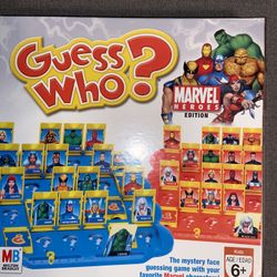 Guess Who MARVEL Collectors Edition Game