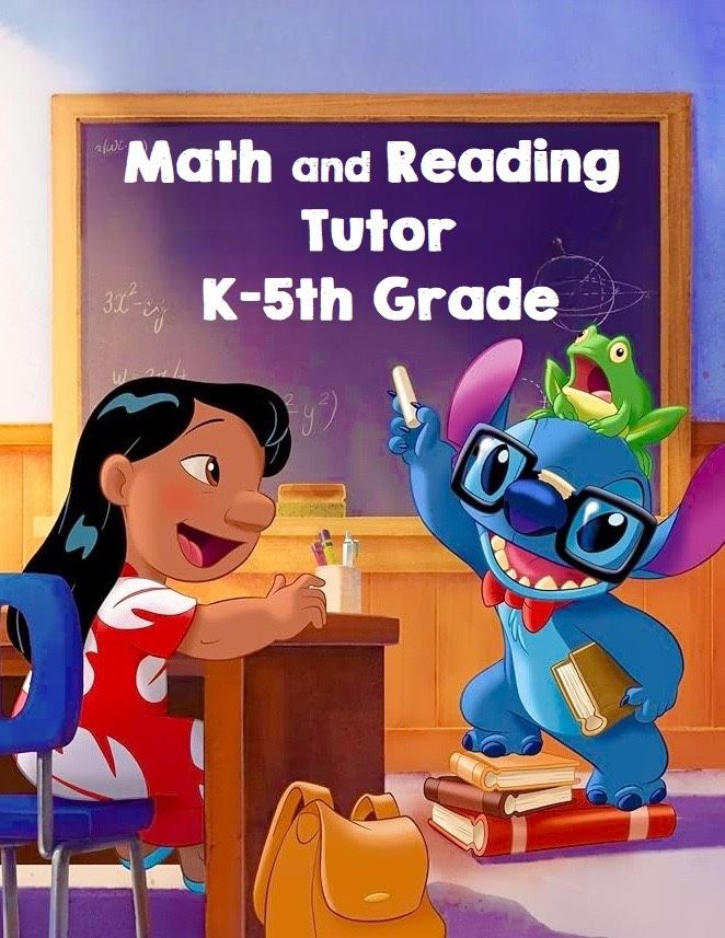 Math and Reading Tutor K-5th Grade