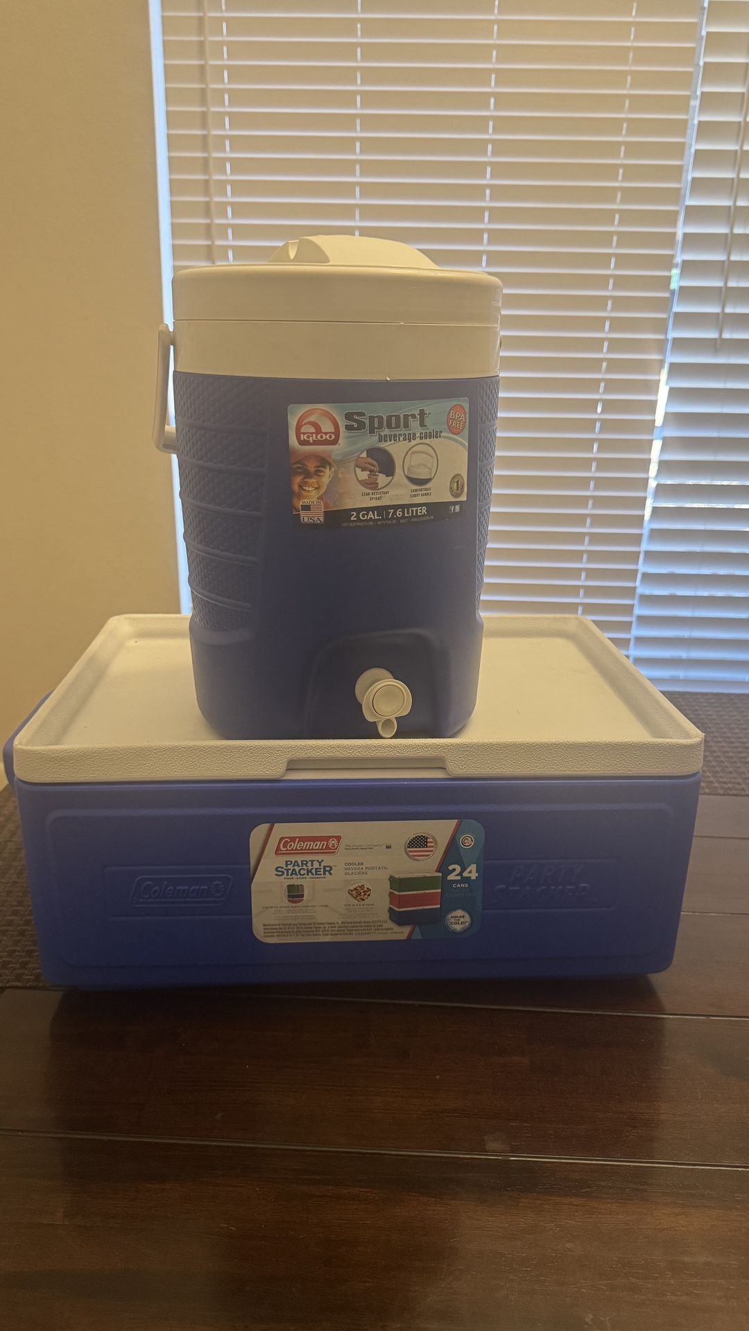 Coleman Party Stacker And Sport Beverage Cooler