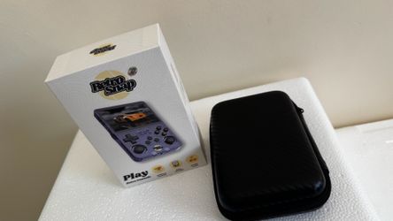 NEW Retro Snap Play Handheld Console 3.5 Screen 20k Games Black Open box